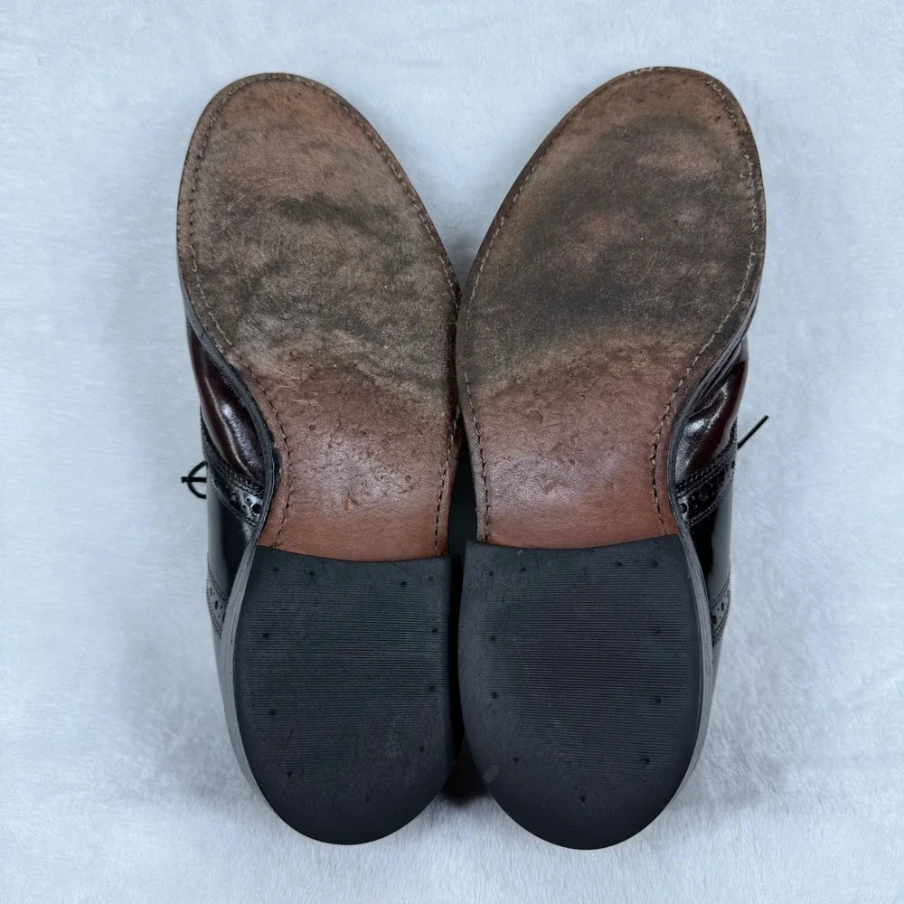 Allen Edmonds Polo Shell Cordovan Spectator‎ Wingtip Oxford Shoes Burgundy 7